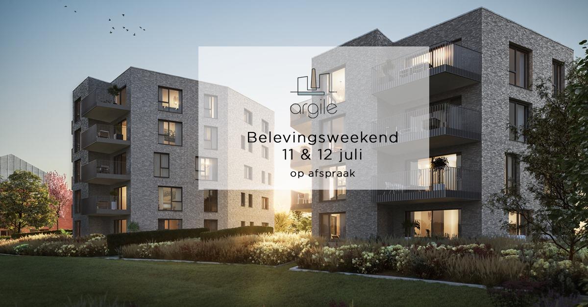 Belevingsweekend van woonproject Residentie Argile in Niel