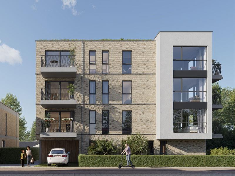 POORT 19, nieuwbouwappartementen en woningen in het centrum van Schelle.